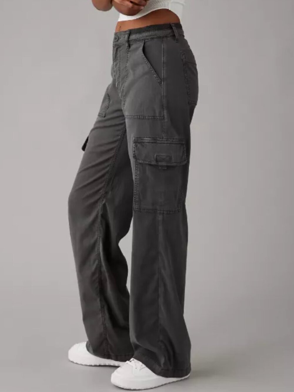American Eagle Dreamy Drape Baggy Wide Leg